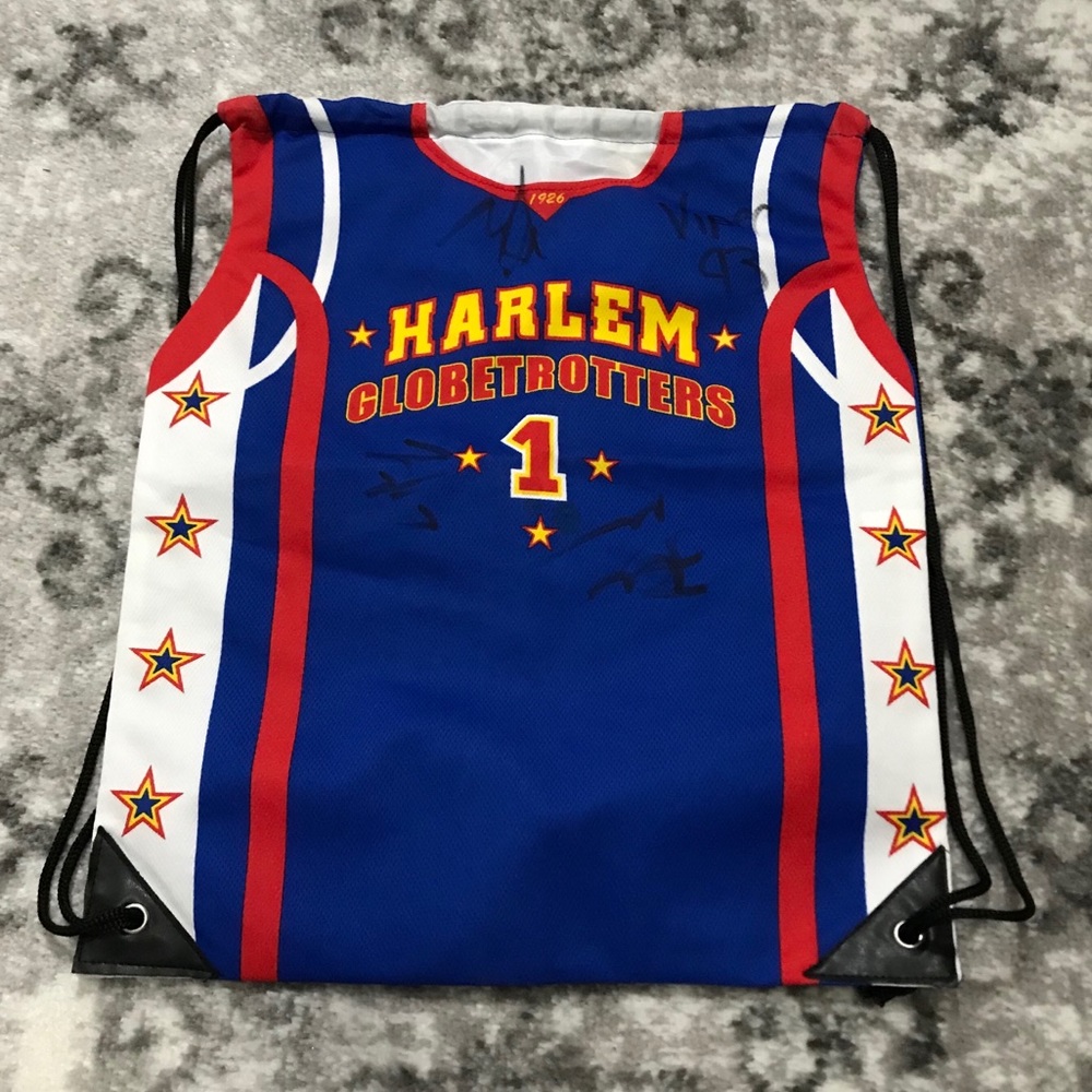 Harlem Globetrotters Signed Bag